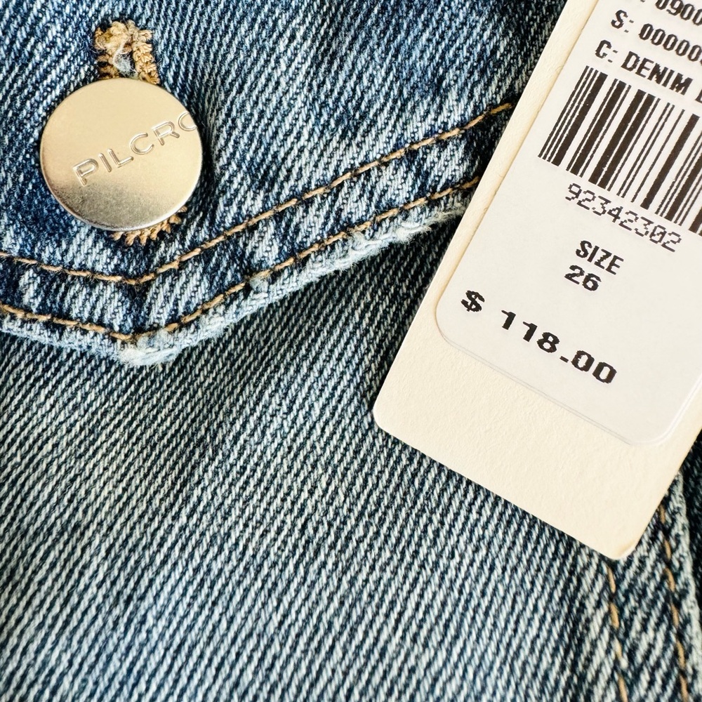 Anthropologie Pilcro Country Denim Skorts - Picture 13 of 13